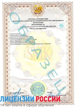 Образец сертификата соответствия (приложение) Каменск-Уральский Сертификат ISO 14001